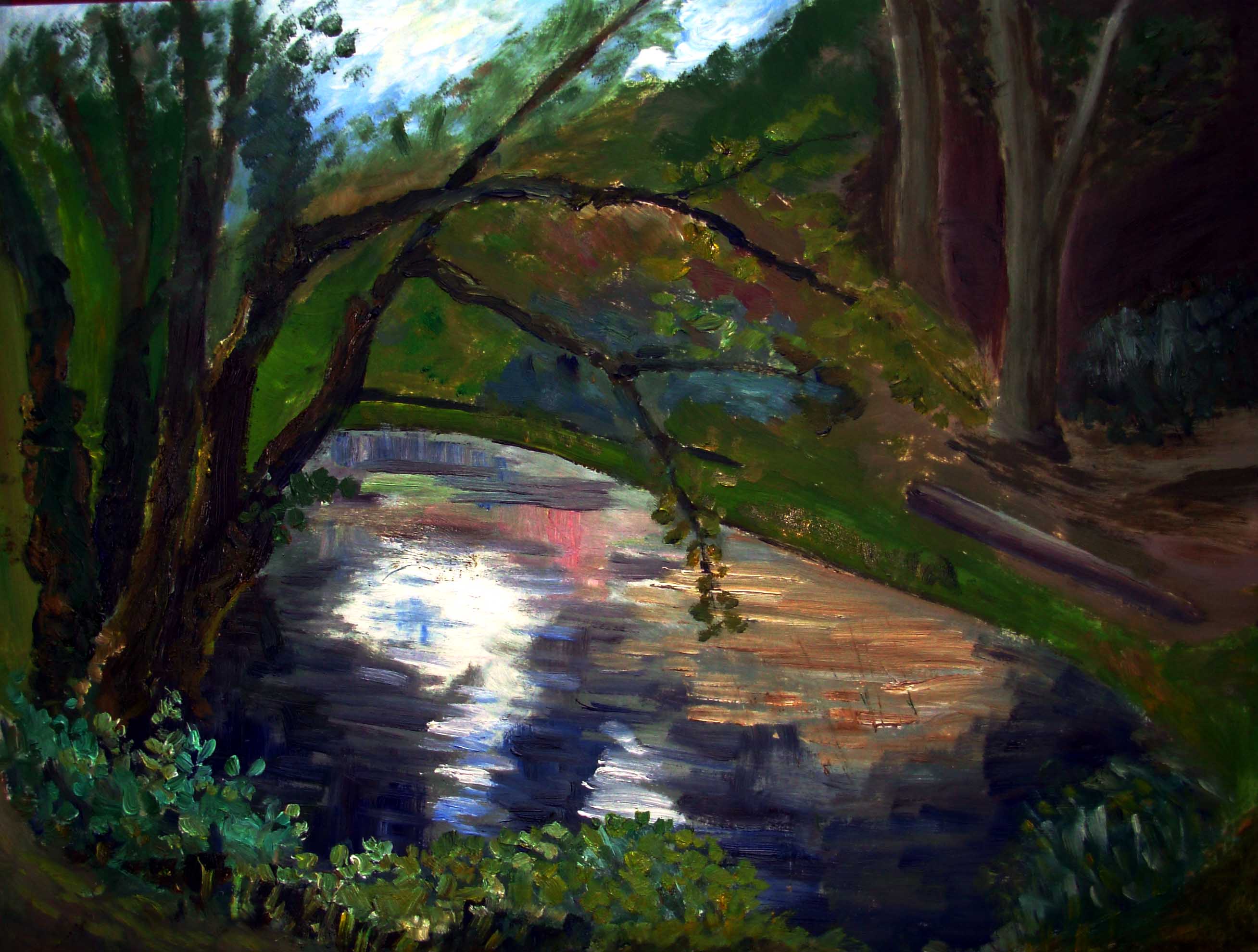 Graben an Hildesheims Stadtwall, ©Jürgen Regel 2006